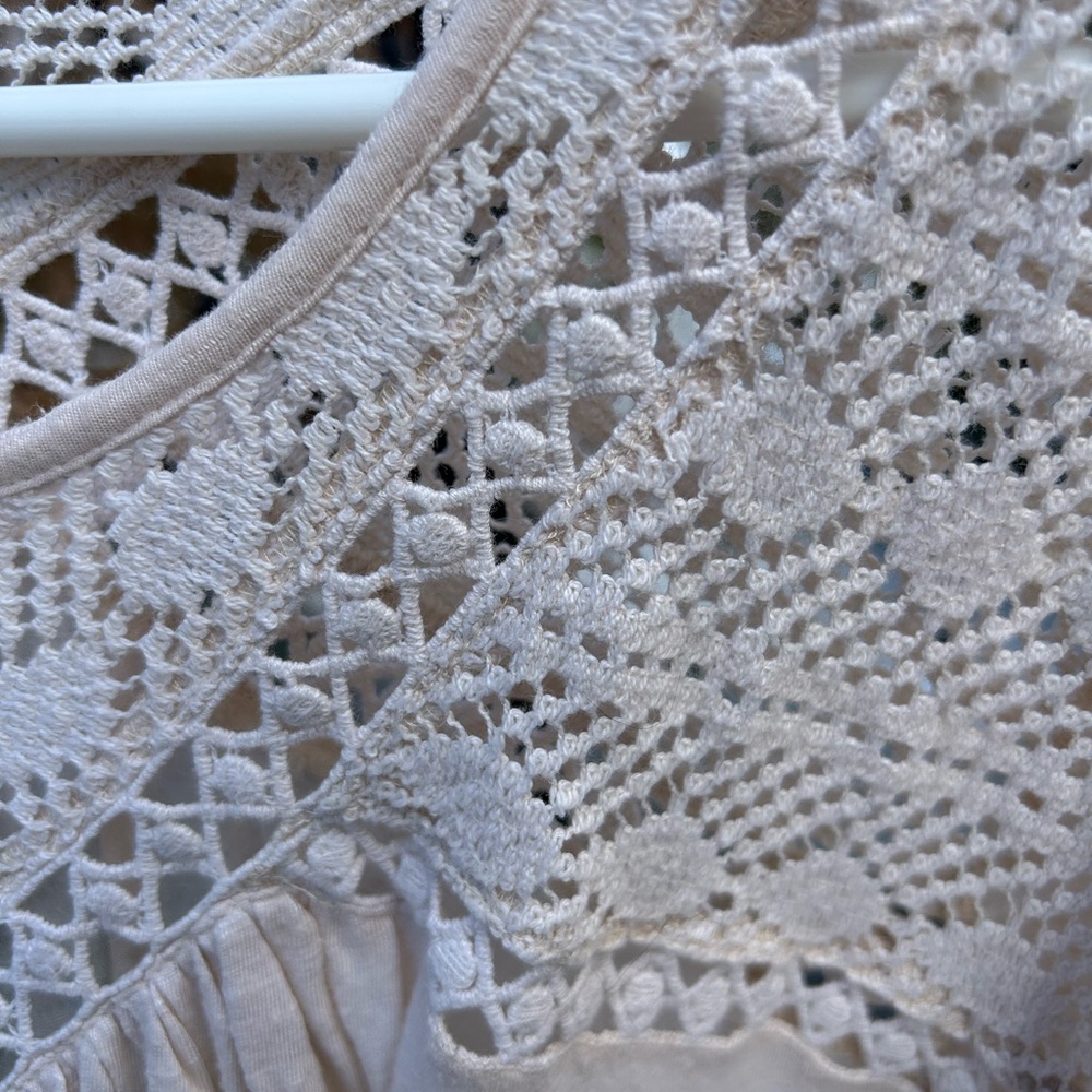 Lucky Brand Ivory Crochet Top - Picture 4 of 6